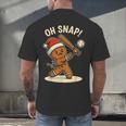 Oh Snap Gingerbreadman Baseball Christmas Men Boys Toddlers Men's Back Print T-Shirt Oh Snap Gingerbreadman Baseball Christmas Men Boys Toddlers Men's Back Print T-Shirt