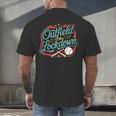 Outfield On Lockdown Baseball Defense Sports Men's Back Print T-Shirt