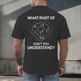 What Part Of Dont You Understand 6432 Baseball Men's Back Print T-Shirt What Part Of Dont You Understand 6432 Baseball Men's Back Print T-Shirt