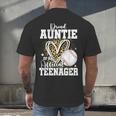 Proud Auntie Of An Official Teenager 13th Birthday Baseball Men's Back Print T-Shirt