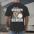 Proud Grandpa Of A 2026 Senior Baseball Graduation Leopard Men's Back Print T-Shirt Proud Grandpa Of A 2026 Senior Baseball Graduation Leopard Men's Back Print T-Shirt