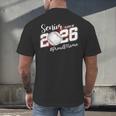 Proud Mama Of A 2026 Senior Baseball Graduation Mom Men's Back Print T-Shirt Proud Mama Of A 2026 Senior Baseball Graduation Mom Men's Back Print T-Shirt