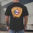 Puerto Rican Flag Baseball Player Boricua Pride Beisbol PR Men's Back Print T-Shirt Puerto Rican Flag Baseball Player Boricua Pride Beisbol PR Men's Back Print T-Shirt