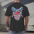 Respect The Drip Baseball American Flag Ice Cream Drip Youth Men's Back Print T-Shirt Respect The Drip Baseball American Flag Ice Cream Drip Youth Men's Back Print T-Shirt