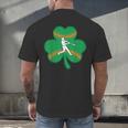 Retro Shamrock Baseball St Patricks Day Men Women Boys Girls Men's Back Print T-Shirt