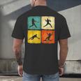 Retro Style Baseball Lover Playing Men Women Kids Baseball Men's Back Print T-Shirt Retro Style Baseball Lover Playing Men Women Kids Baseball Men's Back Print T-Shirt