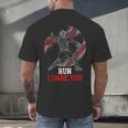 Run I Dare You Baseball Catcher Graphic Players Fans Men's Back Print T-Shirt Run I Dare You Baseball Catcher Graphic Players Fans Men's Back Print T-Shirt