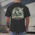 Safety Harbor Leviathans Retro Baseball Monster Men's Back Print T-Shirt Safety Harbor Leviathans Retro Baseball Monster Men's Back Print T-Shirt