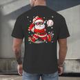 Santa Baseball Christmas Pajamas Xmas Men Boy Toddlers Men's Back Print T-Shirt Santa Baseball Christmas Pajamas Xmas Men Boy Toddlers Men's Back Print T-Shirt