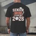 Senior Mom Class Of 2026 Graduate Baseball 2026 Graduation Men's Back Print T-Shirt Senior Mom Class Of 2026 Graduate Baseball 2026 Graduation Men's Back Print T-Shirt