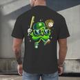 Shamrock Lucky Clover Baseball Patricks Day Family Matching Men's Back Print T-Shirt Shamrock Lucky Clover Baseball Patricks Day Family Matching Men's Back Print T-Shirt