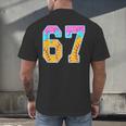 Six Seven Baseball Drip Men's Back Print T-Shirt Six Seven Baseball Drip Men's Back Print T-Shirt