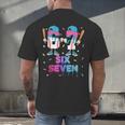 Six Seven Baseball Ice Cream Drip 6 7 Meme Gen Alpha Slang Men's Back Print T-Shirt Six Seven Baseball Ice Cream Drip 6 7 Meme Gen Alpha Slang Men's Back Print T-Shirt