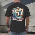 Six Seven Baseball Lifestyle 67 Meme Gen Alpha Slang Men's Back Print T-Shirt Six Seven Baseball Lifestyle 67 Meme Gen Alpha Slang Men's Back Print T-Shirt