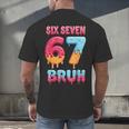 Six Seven Bruh 67 Ice Cream Drip Baseball For Men Women Kids Men's Back Print T-Shirt