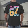 Six Seven Drip Baseball Player Number 67 Or 67th Birthday Men's Back Print T-Shirt Six Seven Drip Baseball Player Number 67 Or 67th Birthday Men's Back Print T-Shirt