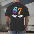 Six Seven Ice Cream Drip Cool Meme 67 Number Baseball Men's Back Print T-Shirt Six Seven Ice Cream Drip Cool Meme 67 Number Baseball Men's Back Print T-Shirt