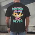 Six Seven Meme Mason Ice Cream Drip Baseball Number 67 Men's Back Print T-Shirt Six Seven Meme Mason Ice Cream Drip Baseball Number 67 Men's Back Print T-Shirt