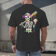Skeleton Baseball Drip Boys Ice Cream Drip Youth Baseball Men's Back Print T-Shirt Skeleton Baseball Drip Boys Ice Cream Drip Youth Baseball Men's Back Print T-Shirt