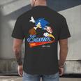 Sonic The Hedgehog Sonic Baseball Est 1991 Men's Back Print T-Shirt