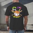 Spooky Halloween Baseball Ice Cream Dripping Six Seven 6 7 Men's Back Print T-Shirt Spooky Halloween Baseball Ice Cream Dripping Six Seven 6 7 Men's Back Print T-Shirt