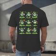 St Patricks Day Baseball Ice Cream Boys Baseball Player Men's Back Print T-Shirt St Patricks Day Baseball Ice Cream Boys Baseball Player Men's Back Print T-Shirt