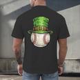 St Patricks Day Baseball Player Leprechaun Hat Men Boys Kids Men's Back Print T-Shirt St Patricks Day Baseball Player Leprechaun Hat Men Boys Kids Men's Back Print T-Shirt