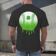 St Patricks Day Shamrock Baseball Irish Boys Kids Men Men's Back Print T-Shirt St Patricks Day Shamrock Baseball Irish Boys Kids Men Men's Back Print T-Shirt