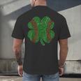 St Patricks Day Shamrock Baseball Saint Paddy's Men's Back Print T-Shirt St Patricks Day Shamrock Baseball Saint Paddy's Men's Back Print T-Shirt