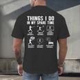 Things I Do In My Spare Time Baseball Lovers Kids Boys Men's Back Print T-Shirt Things I Do In My Spare Time Baseball Lovers Kids Boys Men's Back Print T-Shirt