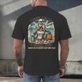 Tired Mom's Baseball Club Surviving On Snacks And Home Runs Men's Back Print T-Shirt Tired Mom's Baseball Club Surviving On Snacks And Home Runs Men's Back Print T-Shirt