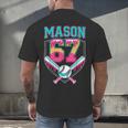 Trendy Mason 67 Mem Ice Cream Drip Baseball Birthday Costume Men's Back Print T-Shirt Trendy Mason 67 Mem Ice Cream Drip Baseball Birthday Costume Men's Back Print T-Shirt