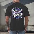 Ultimate Ballers Baseball Men's Back Print T-Shirt Ultimate Ballers Baseball Men's Back Print T-Shirt