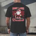 Valentine My Heart Belongs Baseball Lover Boy Men Men's Back Print T-Shirt Valentine My Heart Belongs Baseball Lover Boy Men Men's Back Print T-Shirt