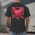 Valentines Day Baseball Red Heart Dab Boys Girls Kids Men's Back Print T-Shirt Valentines Day Baseball Red Heart Dab Boys Girls Kids Men's Back Print T-Shirt