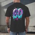 Vintage Baseball 60 Number Men's Back Print T-Shirt