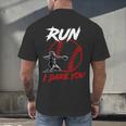 Vintage Baseball Catcher Boys Go Ahead Run I Dare You Men's Back Print T-Shirt Vintage Baseball Catcher Boys Go Ahead Run I Dare You Men's Back Print T-Shirt