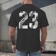 Vintage Baseball Number 23 Jersey Player Uniform Men's Back Print T-Shirt