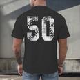 Vintage Baseball Number 50 Jersey Player Uniform Men's Back Print T-Shirt Vintage Baseball Number 50 Jersey Player Uniform Men's Back Print T-Shirt