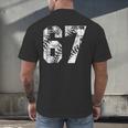 Vintage Baseball Number 67 Jersey Player Uniform Men's Back Print T-Shirt Vintage Baseball Number 67 Jersey Player Uniform Men's Back Print T-Shirt