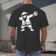 Vintage Dabbing Santa Christmas Baseball Xmas Costume Men's Back Print T-Shirt Vintage Dabbing Santa Christmas Baseball Xmas Costume Men's Back Print T-Shirt