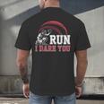 Vintage Humor Baseball Apparel Run I Dare You Men's Back Print T-Shirt Vintage Humor Baseball Apparel Run I Dare You Men's Back Print T-Shirt