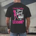 Women's Play Like A Girl Softball Baseball Girls Men's Back Print T-Shirt