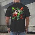 Xmas Baseball Six Seven 67 Meme Ice Cream Drip Men Women Men's Back Print T-Shirt Xmas Baseball Six Seven 67 Meme Ice Cream Drip Men Women Men's Back Print T-Shirt