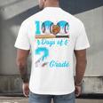 100 Days Of 2nd Grade Baseball 100th Day Of School Boys Kids Men's Back Print T-Shirt 100 Days Of 2nd Grade Baseball 100th Day Of School Boys Kids Men's Back Print T-Shirt