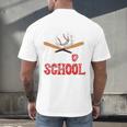100 Days Of School Baseball 100 Days Smarter Boys Student Men's Back Print T-Shirt 100 Days Of School Baseball 100 Days Smarter Boys Student Men's Back Print T-Shirt