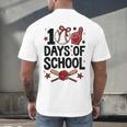 100 Days Of School Coquette Bow Baseball 100th Day Girl Kid Men's Back Print T-Shirt 100 Days Of School Coquette Bow Baseball 100th Day Girl Kid Men's Back Print T-Shirt