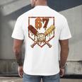 67 Baseball Drip Thanksgiving Six Seven Boys Teens Kids Men's Back Print T-Shirt 67 Baseball Drip Thanksgiving Six Seven Boys Teens Kids Men's Back Print T-Shirt