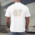 Baseball 67 Six Seven Meme Number Men's Back Print T-Shirt Baseball 67 Six Seven Meme Number Men's Back Print T-Shirt