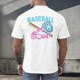 Baseball Or Bows Brother Loves You Gender Reveal Boy Or Girl Men's Back Print T-Shirt Baseball Or Bows Brother Loves You Gender Reveal Boy Or Girl Men's Back Print T-Shirt
